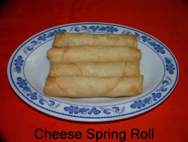 Cheese Spring Rolls